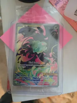 Pokemon TCG Mega Evolutions Stamped Promo Card - Bulbasaur 133/132 - NM - SEALED - Image 2