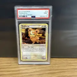 2011 Teddiursa #73 Reverse Holo Pokemon Card Call of Legends Common - Image 1