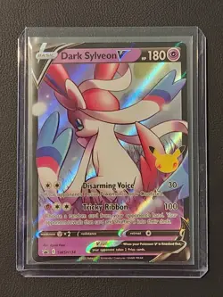 Dark Sylveon v SWSH134 Gem Mint 2021 25th Anniversary Celebrations Promo Card - Image 3