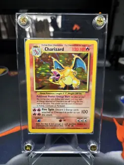 1999 Charizard Holo Base Set Pokemon Card #4/102 Ruby Red | Moderate Play - Image 1