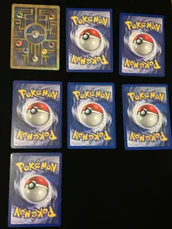 Pokemon Lot of 7 Promo Cards Ancient Mew Entei Mewtwo Pikachu Eevee Dragonite - Image 3