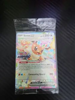 Pokemon TCG Eevee EX Prismatic Evolutions Stamped Promo card 075/131 Sealed - Image 1