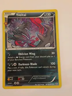 Yveltal RC16/RC32 Holo Uncommon Card Pokemon Generations: Radiant Collection NM - Image 1