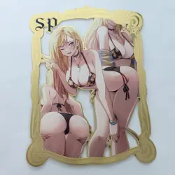 Marin Gold She's My Waifu Metal Card Limited SP 065/200 Goddess Story Anime Card - Image 1