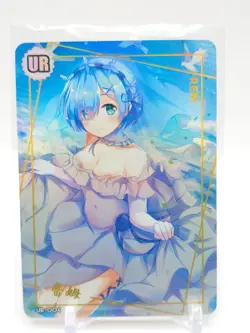 Goddess Story - Anime Waifu Trading Card - Rem - Image 1