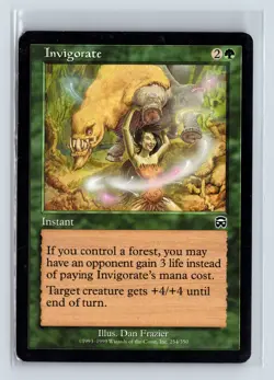 INVIGORATE - MTG Magic the Gathering Card - Mercadian Masques - Common - Image 1