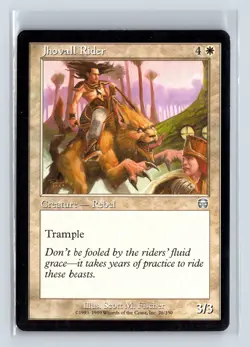 JHOVALL RIDER - MTG Magic the Gathering Card - Mercadian Masques - Uncommon - Image 1