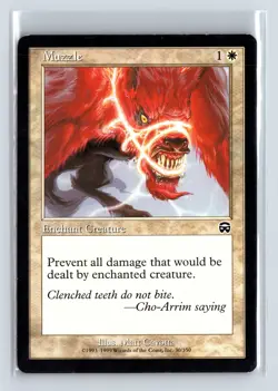 MUZZLE - MTG Magic the Gathering Card - Mercadian Masques - Common - Image 1