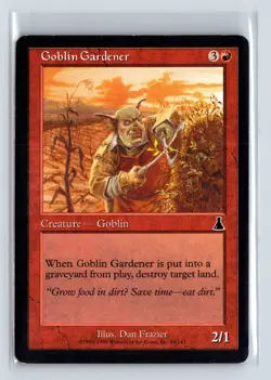 GOBLIN GARDENER - MTG Magic the Gathering Card - Urza's Destiny - Common - Image 1