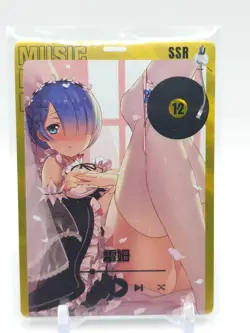 Goddess Story - Anime Waifu Trading Card - Rem - Image 1