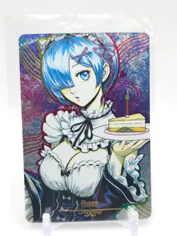 Goddess Story - Anime Waifu Trading Card - Rem - Image 1