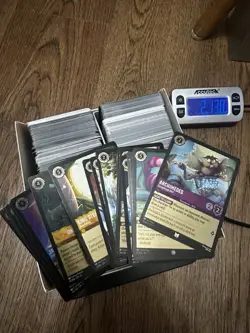 Disney Lorcana Massive Lot ~1,200 Cards + Storage Box | Bulk Mixed Sets Rares - Image 1