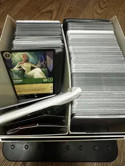 Disney Lorcana Massive Lot ~1,200 Cards + Storage Box | Bulk Mixed Sets Rares - Image 2