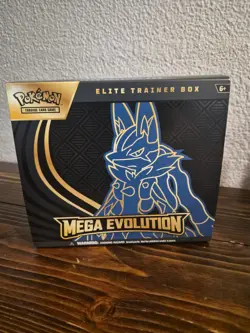 *NO Packs NO Cards* - Mega Evolution Lucario ETB - Box w/ Accessories ONLY - Image 1