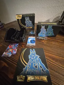 *NO Packs NO Cards* - Mega Evolution Lucario ETB - Box w/ Accessories ONLY - Image 2
