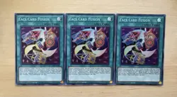 3x Face Card Fusion (Super Rare) KICO-EN005 King's Court 1st Edition - Image 1