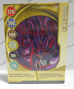 Bakugan Card - Exedra - Gold Gate Card - BA301 - 10/48d - 2008 - Image 1