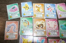 Pokemon Lunchables Trading Cards ~ Lot of 27 ~ 1998 - Image 2