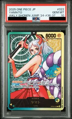 PSA10 One Piece Card Yamato Bonney OP07-019 OP06-022 Jump Promo Lecafig Jpanese - Image 5