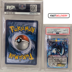 Lugia EX Holo 102/113 Legendary Treasures 2013 Pokemon B&W TCG Card GEM MT 10 PS - Image 2