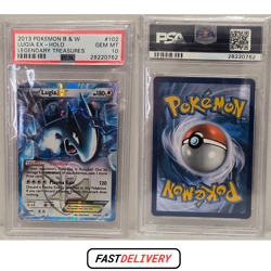 Lugia EX Holo 102/113 Legendary Treasures 2013 Pokemon B&W TCG Card GEM MT 10 PS - Image 3