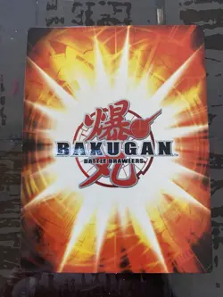 Bakugan Card - Fire Shutdown - Green Ability Card - BA333 - 42/48d - 2008 - Image 2