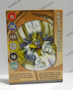 Bakugan Card - Blurred Heat - Copper Gate Card - BA310 - 19/48d - 2008 - Image 1