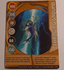 BAKUGAN Battle Brawler "CHARGING GROUND" Metal Card 18/48d BA309 - Image 1