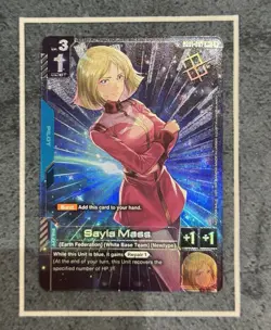 Sayla Mass Alternate Art Winner Foil - GD01-087 R NM - Gundam TCG Card Game - Image 1