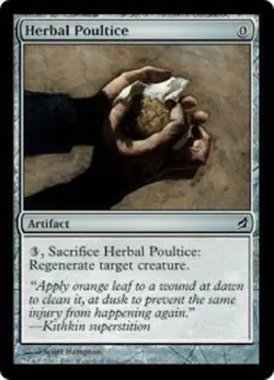 Herbal Poultice x4 Lorwyn MtG NM - Image 1
