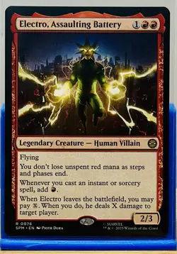 MTG Electro, Assaulting Battery (76) | NM | Spider-Man (SPM) - Image 1