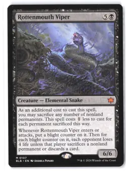 Rottenmouth Viper #107 Bloomburrow NM - Image 1