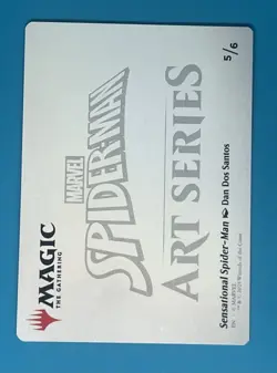 MTG Spider-Man Art Series Scene Complete Continuous Set 1-6 Regular - Image 5