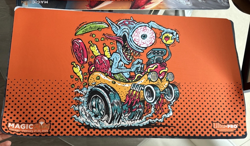 Magic MTG MagicCon Chicago Exclusive Playmat FBLTHP Hotrod - Image 1