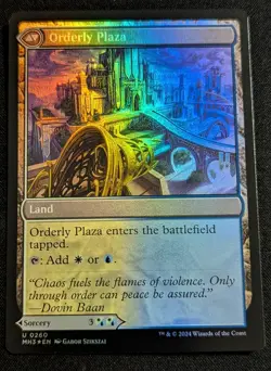 MTG - Suppression Ray / Orderly Plaza FOIL - Modern Horizons 3 - Pack Fresh!! - Image 2