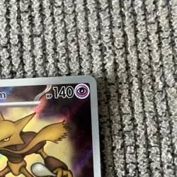 Pokemon Center Stamped Alakazam 009 Pokemon Mega Evolutions - ETB Promo Sealed - Image 3