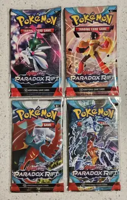 Pokemon TCG - Paradox Rift Booster Pack Bundle (x4 Packs - Artset) - Image 2