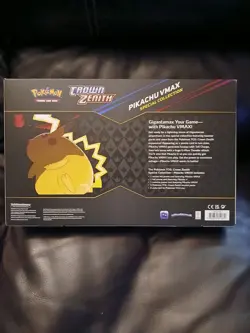 Pokemon Crown Zenith Pikachu VMAX Special Collection Box New Factory Sealed - Image 2