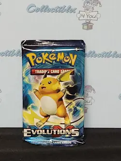 Pokemon 2016 English Xy Evolutions Raichu Art Booster Pack Sealed - Image 2