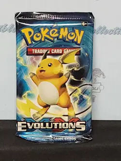 Pokemon 2016 English Xy Evolutions Raichu Art Booster Pack Sealed - Image 3