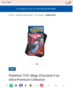 PRESALE Pokemon TCG Phantasmal Flames Mega Charizard X EX UPC CONFIRMED 11/14 - Image 3