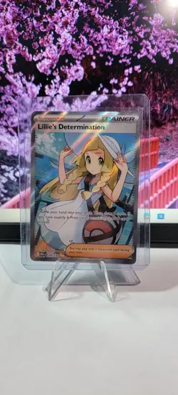 Lillie’s Determination #169 - Pokemon’s Mega Evolution M/NM - Image 1
