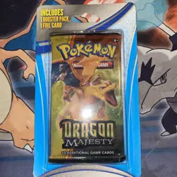 Pokemon Sun Moon Dragon Majesty Booster Pack - Charizard (FACTORY SEALED) - Image 1