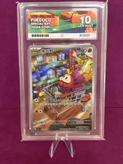 Pokemon TCG Fuecoco Special Art 0308/09 Chinese Gem Pack Vol 1 ACE 10 Gem mint - Image 1