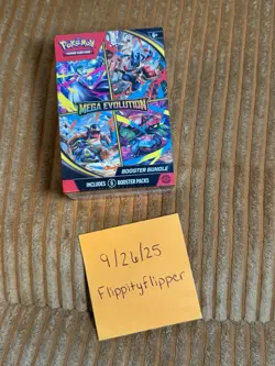 Pokemon TCG Mega Evolution Booster Bundle Box IN HAND SHIPS TODAY FREE FAST - Image 1