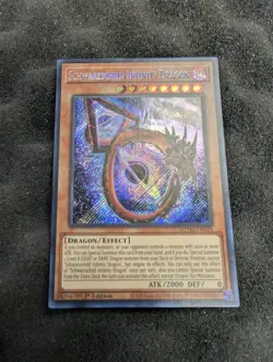 Schwarzschild Infinity Dragon MZTM-EN013 Secret Rare 1st Edition Yu-Gi-Oh NM - Image 1