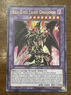 Yu-Gi-Oh! TCG Red-Eyes Dark Dragoon MP20-EN249 1st Edition Ultra Rare VLP - Image 1