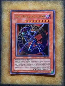 Yugioh Dark Magician Of Chaos IOC-065 Ultra Rare Original Print HP - Image 1