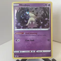 Mimikyu 081/189 Cosmos Holo Darkness Ablaze Pokemon TCG Card - Image 1