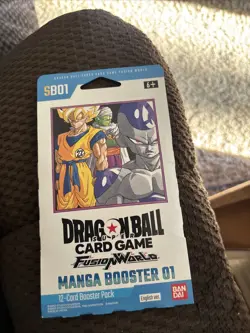 Dragon Ball Super Card Game Fusion World Manga Booster 01 Factory Sealed Goku - Image 1
